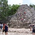 Climbing the Maya pyramids