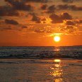 Sunset over Moofushi Resort, Ari Atholhu Maldives