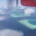 The plane from Male to Ari Atoll, Ari Atholhu Maldives