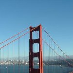 Photo of the Golden Gate Bridge, Hollywood United States