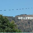 Hollywood letters in the hills