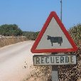 Road signs on Minorca