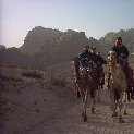 Camel ride to Petra, Jordan
