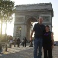 Paris France The Arc du Triomphe in Paris