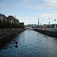 Christianshavns Canal in Copenhagen, Denmark