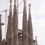 Barcelona Spain La Sagrada Familia in Barcelona.