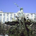 The Neptune Fountain in Berlin , Berlin Germany