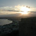 Sunset over Tunis.