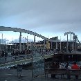 The Barcelona port bridge., Barcelona Spain