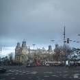 Building in Barcelona, streetview., Barcelona Spain