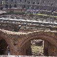 Photos inside the Colosseum, Rome.