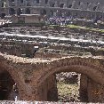 Rome Italy Photos inside the Colosseum, Rome.