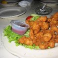 Typical dish in Miami, fried crocodile!