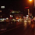 Niagara Falls by night.