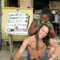 Negril Jamaica Getting a Jamaican hair do, a must!