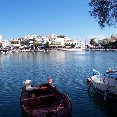 Pictures of the typical Greek boats on the island of Crete.