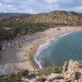 Crete Greece The beaches of Crete in October.