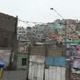 Photo of the Peruvian favelas in Lima.