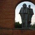 Statues of Marx and Engels, Budapest.