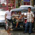 Ko Phangan Thailand Tong, our personal tukt tuk driver.