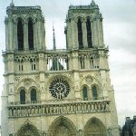 Paris France Photo of the Notre Dame in Paris.