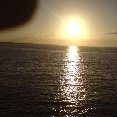 Sunset photos, trip from Denmark and Sweden to Norway., Porsgrunn Norway