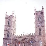 Montreal Canada Notre-Dame Basilica in Old Montreal, Canada.