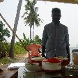 Kerala India Our private chef on board of the houseboat, Kerala, India.