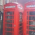 Nottingham United Kingdom The english phone booths in Notthingham.