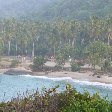 Panoramic photo of the bay in Tayrona Park, Colombia.
