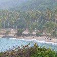 Panoramic photo of the bay in Tayrona Park, Colombia.