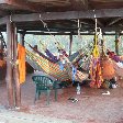 Hammocks for rent at Camping Paraiso, Parque Tayrona.