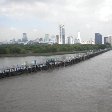 Montevideo Uruguay Panoramic view of Montevideo from the boat