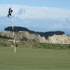 Napier New Zealand 10 th hole at Cape Kidnappers golf course