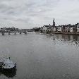 Panoramic View of the Maas river in Maastricht