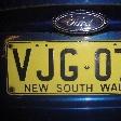 New South Wales License Plate Australia