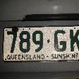 Queensland, Sunshine State License Plate Australia