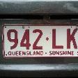 Queensland Sunshine State License Plate