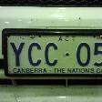 Canberra The Nations Capital License Plate Australia