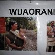 Photos of the Wuaorani people at the Museo Inti Nan in Ecuador