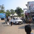 Street panorama of Mahabalipuram, India