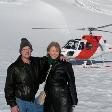 Queenstown New Zealand Helicopter flight on top of Glacier - Wonderful feeling.