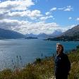 Queenstown New Zealand Road to Glenorchy from Queenstown - looking towards the 'Lord of Rings' Fame movie area.