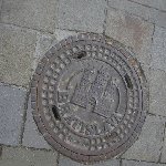 Bratislava Slovakia Manhole cover in Bratislava, Slovakia