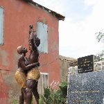 Memorial Statue of the liberation of slavery, Il de Goree, Ile de Goree Senegal