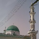 The green domes of Mecca