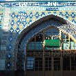 Entrance of the Blue Mosque in Yerevan, Armenia