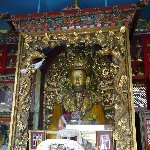 Buddhist shrine in Katmunda, Myanmar