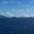 Panorama of the US Virgin Islands from our Cruise Ship