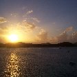 Sunset over St Thomas, US Virgin Islands